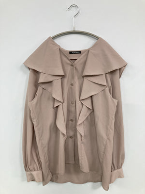 MUMU&Co/ムムアンドコー/シャツ/ブラウス/トップス/ベージュ/M