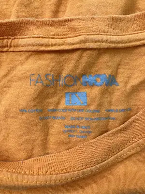 FASHIONNOVA/ファッションノバ/Tシャツ/カットソー/トップス/オレンジ/IX