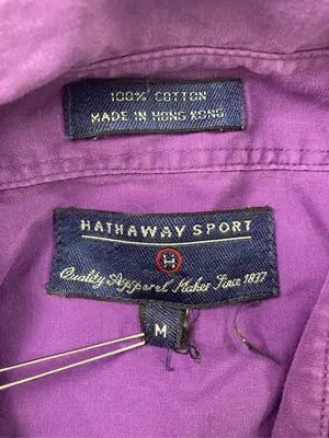 HATHAWAY/ハサウェイ/シャツ/ブラウス/トップス/パープル/M