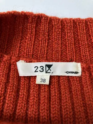 23区/ニジュウサンク/ニット/セーター/トップス/レッド/38