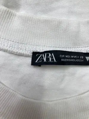 ZARA/ザラ/Tシャツ/カットソー/トップス/ホワイト/USA M
