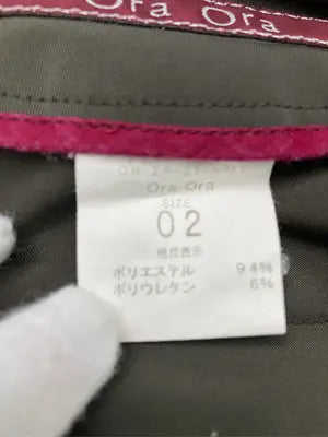 Ora Ora/スラックス/パンツ/カーキ/02