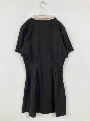 LKE/シャツワンピース/ワンピース/ドレス/ブラック/L