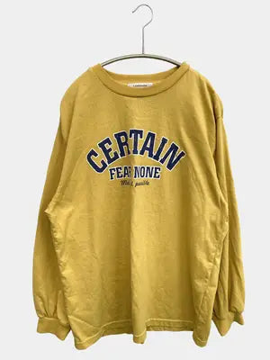 Leahmatin/Tシャツ/カットソー/トップス/イエロー/L