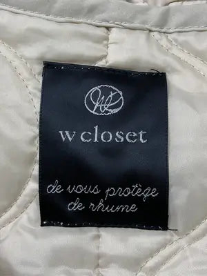 w closet/ダブルクローゼット/ブルゾン/ジャケット/アウター/ベージュ/F