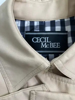 CECIL McBEE/セシルマクビー/トレンチコート/ジャケット/アウター/ベージュ/M
