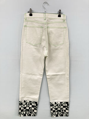 X-GIRL/エックスガール/デニムパンツ/パンツ/ホワイト/1