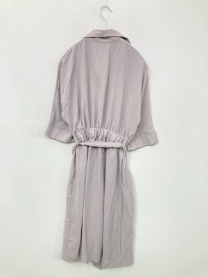 Fashion/ファッション/シャツワンピース/ワンピース/ドレス/グレー