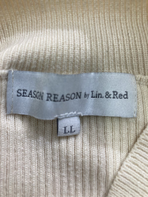 SEASON REASON by Lin&Red/シーズンリーズンバイリンアンドレッド/ニット/セーター/トップス/ベージュ/LL