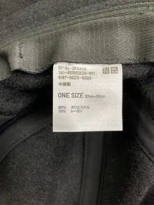 UNIQLO/ユニクロ/その他帽子/帽子/ブラック/ONE SIZE