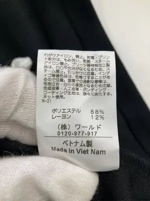 OPAQUE.CLIP/オペークドットクリップ/Tシャツ/カットソー/トップス/ブラック/38/M