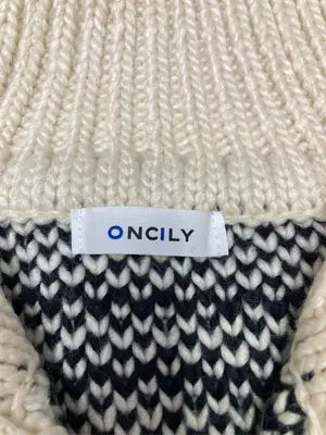 ONCILY/オンシェリー/ニット/セーター/トップス/アイボリー/M