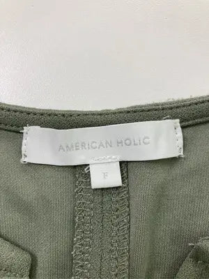 AMERICAN HOLIC/アメリカンホリック/Tシャツ/カットソー/トップス/ライトグリーン/F