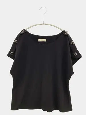 lanyizikou/Tシャツ/カットソー/トップス/ブラック