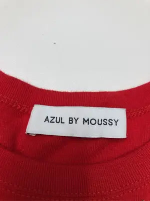 AZUL by MOUSSY/アズールバイマウジー/Tシャツ/カットソー/トップス/レッド/S