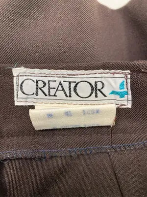 CREATOR/スラックス/パンツ/ブラウン/63