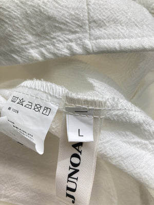 JUNOAH/ジュノア/シャツ/ブラウス/トップス/ホワイト/L