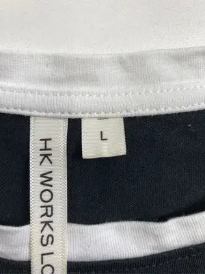 HK WORKS LONDON/エイチケーワークスロンドン/Tシャツ/カットソー/トップス/ブラック/L