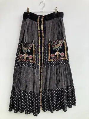 ZARA WOMAN/ザラウーマン/ロングスカート/スカート/ブラック/USA L