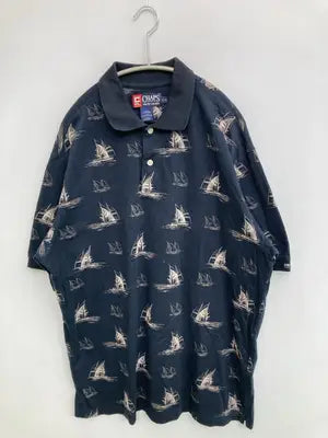 CHAPS RALPH LAUREN/チャップスラルフローレン/ポロシャツ/トップス/ネイビー/L/G