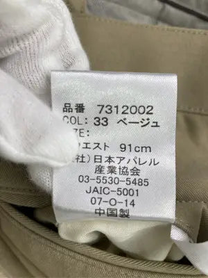 チノパンツ/パンツ/ベージュ/ウエスト 91cm