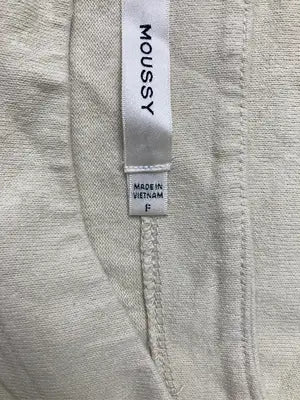 MOUSSY/マウジー/Tシャツ/カットソー/トップス/アイボリー/F