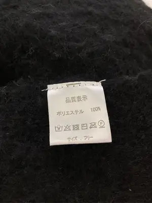 マフラー/ファッション雑貨/ブラック/フリー