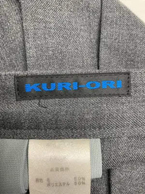 KURI-ORI/ショート/ミニスカート/スカート/グレー/W66-L42