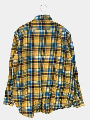 NAVY/ネイビー/シャツ/ブラウス/トップス/イエロー/L