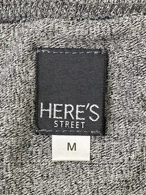 HERE'S STREET/Tシャツ/カットソー/トップス/グレー/M