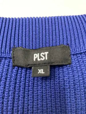 PLST/プラステ/ニット/セーター/トップス/ブルー/XL