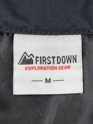 FIRST DOWN/ファーストダウン/ノーカラージャケット/ジャケット/アウター/ブラック/M
