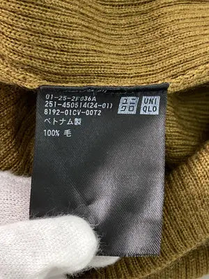 UNIQLO/ユニクロ/ニット/セーター/トップス/ブラウン/M
