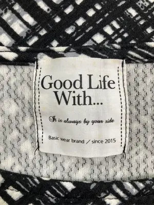 good life with.../シャツワンピース/ワンピース/ドレス/ブラック/L