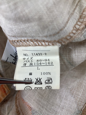 Ladies Fashion/シャツ/ブラウス/トップス/ブラウン/L