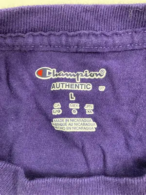 Champion/チャンピオン/Tシャツ/カットソー/トップス/パープル/L