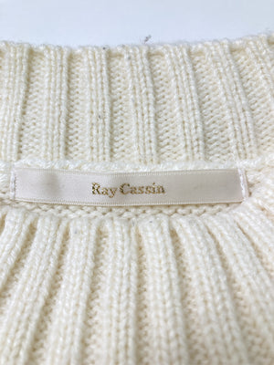 Ray Cassin/レイカズン/ニット/セーター/トップス/アイボリー/F