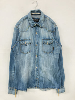 BILLABONG/ビラボン/シャツ/ブラウス/トップス/ブルー/L