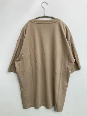 Dry ponte/Tシャツ/カットソー/トップス/ベージュ/L