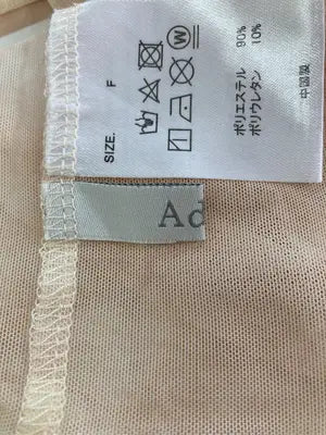 Ada./Tシャツ/カットソー/トップス/ベージュ/F