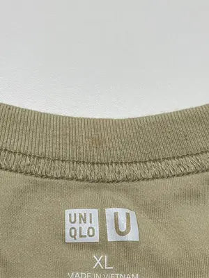 UNIQLO/ユニクロ/Tシャツ/カットソー/トップス/ベージュ/XL