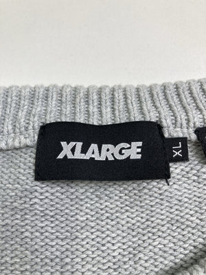 XLARGE/エクストララージ/ニット/セーター/トップス/グレー/XL