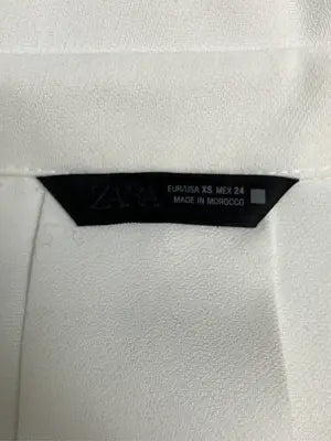 ZARA/ザラ/シャツ/ブラウス/トップス/アイボリー/USA XS