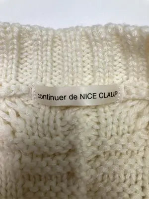 continuer de NICE CLAUP/コンティニューデナイスクラップ/ニット/セーター/トップス/アイボリー