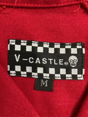 V-CASTLE/シャツ/ブラウス/トップス/レッド/M