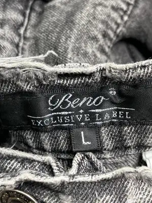 Beno/ビーノ/デニムパンツ/パンツ/ブラック/L