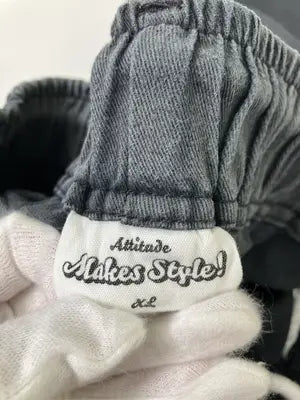 Attitude makes style!/アティチュードメイクススタイル/デニムパンツ/パンツ/グレー/XL