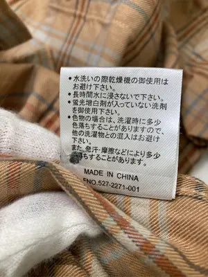 GIANNI VALENTINO/ジャンニバレンチノ/シャツ/ブラウス/トップス/ベージュ/M