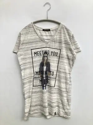 AVAIL MODE/アベイルモード/Tシャツ/カットソー/トップス/ホワイト/L