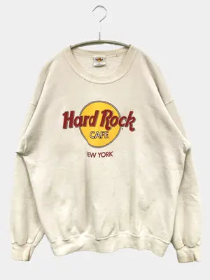 Hard Rock CAFE/ハードロックカフェ/スウェット/トップス/ベージュ/L